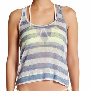 Solid & Striped Linen Tank